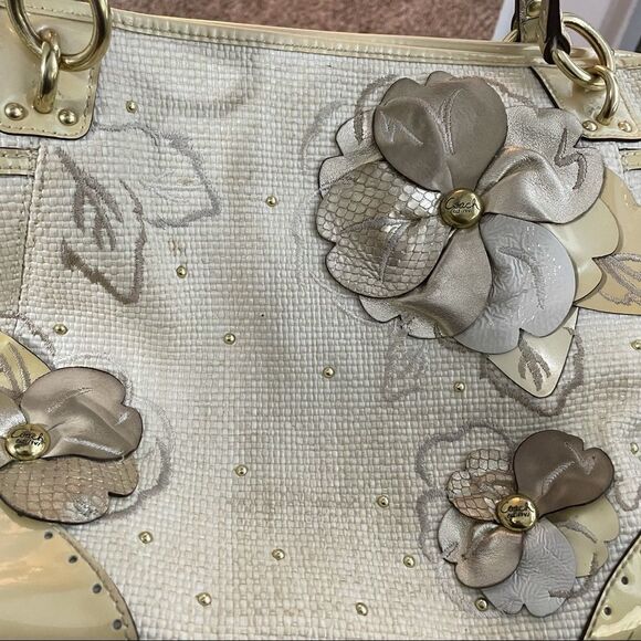 COACH Limited Edition Hamptons Floral Straw Bag 98 - Picture 11 of 14